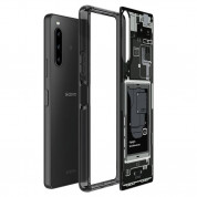 Spigen Ultra Hybrid Zero One Case - хибриден кейс с висока степен на защита за Sony Xperia 10 V (черен)  8