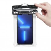 Spigen Aqua Shield A601 Universal Waterproof Case IPX8 2 Pack - 2 броя универсални водоустойчиви калъфи за смартфони до 7 инча (прозрачен) 3