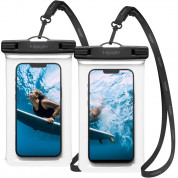 Spigen Aqua Shield A601 Universal Waterproof Case IPX8 2 Pack up to 7 inches display (clear) (2 pcs.)