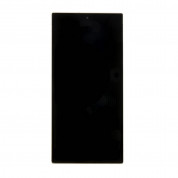 Samsung LCD display + Touch Unit + Front Cover Samsung S918 Galaxy S23 Ultra Cream (Service Pack)
