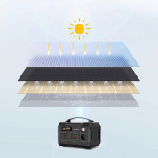 Choetech Foldable Photovoltaic Solar Panel Quick Charge PD 100W V2 - сгъваем соларен панел зареждащ директно вашето устройство от слънцето с DC порт, двва 2xUSB-A и USB-C портове (черен) 3