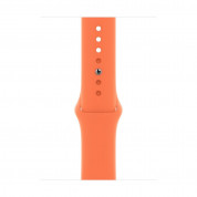 Apple Watch Kumquat Sport Band Stainless Steel Pin - оригинална силиконова каишка за Apple Watch 42мм, 44мм, 45мм, Ultra 49мм  (оранжев) (retail) 1