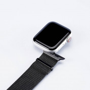 Dux Ducis Milanese Magnetic Stainless Steel Band - стоманена, неръждаема каишка за Apple Watch 42мм, 44мм, 45мм, Ultra 49мм (черен) 1