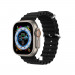 Dux Ducis Silicone Bracelet Strap (OceanWave Version) - силиконова каишка за Apple Watch 38мм, 40мм, 41мм (черен) 1