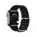 Dux Ducis Silicone Bracelet Strap (OceanWave Version) - силиконова каишка за Apple Watch 38мм, 40мм, 41мм (черен) 2