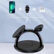 Choetech 3in1 Inductive Wireless Charging Station 22.5W (black) 8