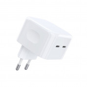 Choetech Wall Charger Dual USB-C 35W PD (white) 1