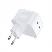 Choetech Wall Charger Dual USB-C 35W PD (white)