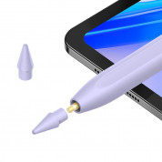 Baseus Smooth Writing 2 Wireless Charging Stylus (Active Wireless Version) (SXBC060105) - професионална писалка за iPad Pro 12.9 (2018-2022), iPad Pro 11 (2018-2022), iPad Air 5 (2022), iPad Air 4 (2020) (лилав) 6