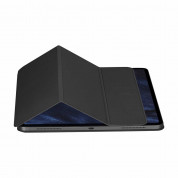Pitaka Folio Case - магнитен полиуретанов кейс с поставка за iPad Pro 12.9 M2 (2022) iPad Pro 12.9 M1 (2021), iPad Pro 12.9 (2020), iPad Pro 12.9 (2018) (черен) 4