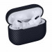 Pitaka MagEZ 600D Aramid Fiber MagSafe Case - кевларен кейс с MagSafe за Apple AirPods Pro (черен-сив)  9