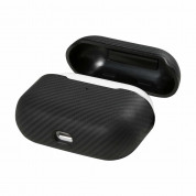 Pitaka MagEZ 600D Aramid Fiber MagSafe Case for Apple AirPods Pro (black-grey) 7