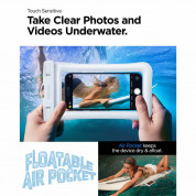 Spigen Aqua Shield A610 Universal Waterproof Floating Case IPX8 - универсален водоустойчив калъф за смартфони до 6.9 инча (бял) 3