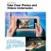 Spigen Aqua Shield A610 Universal Waterproof Floating Case IPX8 - универсален водоустойчив калъф за смартфони до 6.9 инча (оранжев) 4