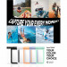 Spigen Aqua Shield A601 Universal Waterproof Case IPX8 2 Pack - 2 броя универсални водоустойчиви калъфи за смартфони до 7 инча (бял) 7