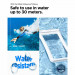 Spigen Aqua Shield A610 Universal Waterproof Floating Case IPX8 2 Pack - 2 броя универсални водоустойчиви калъфи за смартфони до 6.9 инча (бял) 5