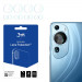 3MK Lens Protection Hybrid Glass Set - предпазни стъклени защитни покрития за камерата на Huawei P60 Art (4 комплекта) 1