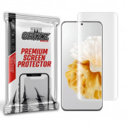 GrizzGlass Hydrofilm Screen Protector - хибридно защитно покритие за дисплея на Huawei P60 Pro (прозрачен)