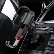 Baseus Metal Age Gravity Car CD Slot Mount (SUYL-J01) - поставка за за CD слота на кола за смартфони с ширина от 65 до 90 мм (черна) 6