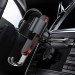 Baseus Metal Age Gravity Car CD Slot Mount (SUYL-J01) - поставка за за CD слота на кола за смартфони с ширина от 65 до 90 мм (черна) 7