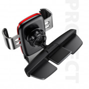 Baseus Metal Age Gravity Car CD Slot Mount (SUYL-J01) - поставка за за CD слота на кола за смартфони с ширина от 65 до 90 мм (черна) 13