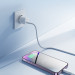 Joyroom Mini USB-C PD Fast Charger 20W - захранване за ел. мрежа с USB-C изход с технология за бързо зареждане (бял) 3