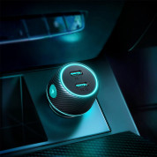 Joyroom Dual USB-C Fast Car Charger 70W PD - зарядно за кола с 2xUSB-C изходи с технология за бързо зареждане (черен) 4
