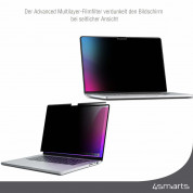4smarts Smart Protect Magnetic Privacy Filter - магнитно защитно покритие с определен ъгъл на виждане за дисплея на MacBook Air 13 M2 (2022) 3