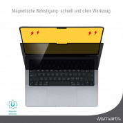 4smarts Smart Protect Magnetic Privacy Filter - магнитно защитно покритие с определен ъгъл на виждане за дисплея на MacBook Air 13 M2 (2022) 4