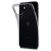 Spigen Crystal Flex Case - тънък качествен силиконов (TPU) калъф за iPhone 11 (прозрачен)  1