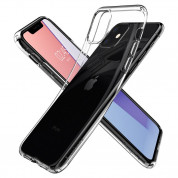 Spigen Crystal Flex Case - тънък качествен силиконов (TPU) калъф за iPhone 11 (прозрачен)  4