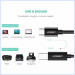 Ugreen US241 USB-C To USB-B 2.0 Printer Cable - кабел за принтер и други външни устройства USB-C Male към USB-B Male (200 см) (черен) 5