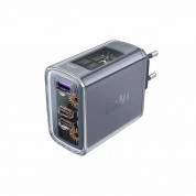 Acefast A45 Crystal Series 65W GaN Fast Charger (grey) 