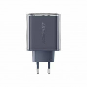 Acefast A45 Crystal Series 65W GaN Fast Charger (grey)  1