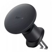 Baseus CW01 Car Mount Holder Wireless Charger 15W - поставка за радиаторa на кола с безжично зареждане за iPhone с Magsafe (черен)