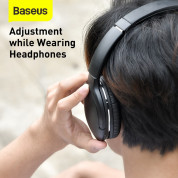 Baseus Encok D02 Pro Wireless Over-Ear Headphones (NGTD010301) - безжични блутут слушалки за мобилни устройства (черен) 13