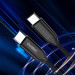 Choetech USB-C to USB-C Cable 240W - кабел с бързо зареждане за устройства с USB-C порт (200 см) (черен)  5