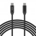 Choetech USB-C to USB-C Cable 240W - кабел с бързо зареждане за устройства с USB-C порт (200 см) (черен)  1