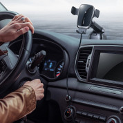 Joyroom Wireless Automatic Car Charger Electric Phone Holder 15W - поставка за таблото на кола с безжично зареждане за мобилни устройства (черен) 7