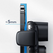 Joyroom Wireless Automatic Car Charger Electric Phone Holder 15W - поставка за таблото на кола с безжично зареждане за мобилни устройства (черен) 4