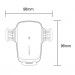 Joyroom Wireless Automatic Car Charger Electric Phone Holder 15W - поставка за таблото на кола с безжично зареждане за мобилни устройства (черен) 2