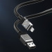 Baseus CoolPlay Series USB-C to Lightning Cable PD 20W (CAKW000101) - USB-C към Lightning кабел за Apple устройства с Lightning порт (200 см) (черен) 2