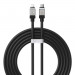 Baseus CoolPlay Series USB-C to Lightning Cable PD 20W (CAKW000101) - USB-C към Lightning кабел за Apple устройства с Lightning порт (200 см) (черен) 1