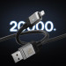 Baseus CoolPlay Series USB-C to Lightning Cable PD 20W (CAKW000101) - USB-C към Lightning кабел за Apple устройства с Lightning порт (200 см) (черен) 6