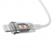 Baseus Explorer USB-C to Lightning Cable PD 20W (CATS010302) - USB-C към Lightning кабел за Apple устройства с Lightning порт (200 см) (бял) 4