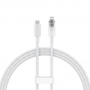 Baseus Explorer USB-C to Lightning Cable PD 20W (CATS010202) - USB-C към Lightning кабел за Apple устройства с Lightning порт (100 см) (бял) 1