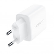 Acefast Dual Wall Charger 20W USB-C And USB-A 20W, PPS, PD, QC 3.0, AFC, FCP (white) 2