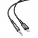 Acefast MFi Audio Cable With Lightning Connector - качествен аудио кабел от Lightning към 3.5 мм. аудио жак (120 см) (черен)  2