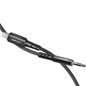 Acefast MFi Audio Cable With Lightning Connector 1.2m (black) 2