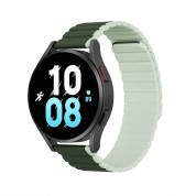Dux Ducis Silicone Magnetic Strap 22mm (LD Version) for Samsung Galaxy Watch, Huawei Watch, Xiaomi, Garmin and other watches (green)